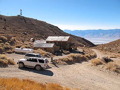 Landcruiser and 4Runner in the ghost town, November 17, 2014